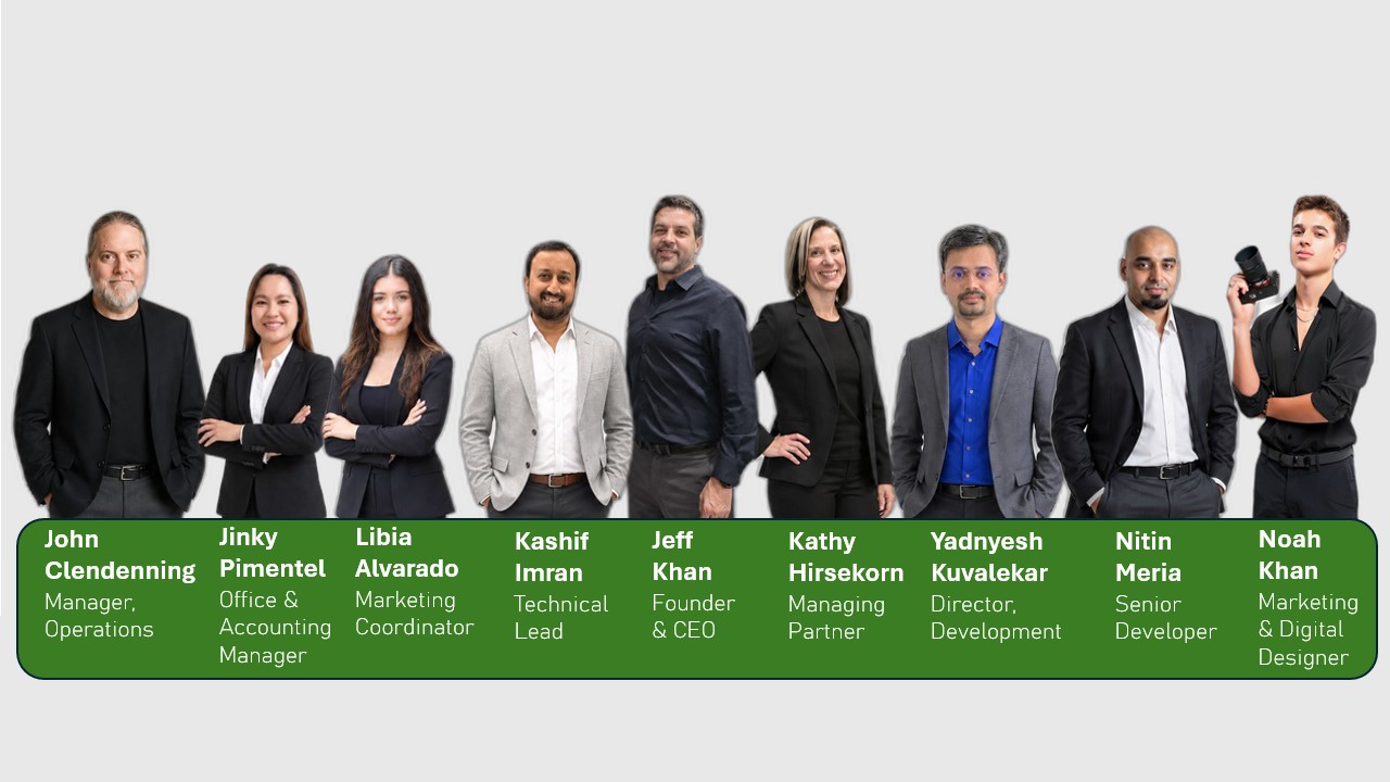 The Leapfrog Technology Group team standing together
